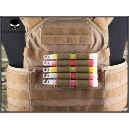 POCHE TACTIQUE MILITAIRE MOLLE EMERSONGEAR EM6033 POUR BÂTONS LUMINEUX A-TACS