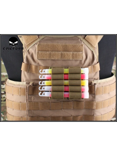 POCHE TACTIQUE MILITAIRE MOLLE EMERSONGEAR EM6033 POUR BÂTONS LUMINEUX A-TACS