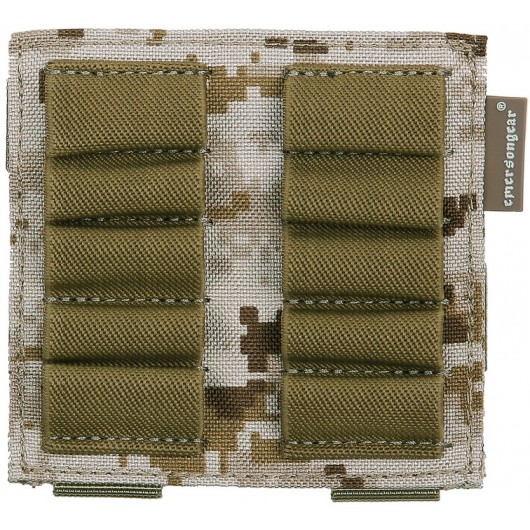 POCHE TACTIQUE MILITAIRE MOLLE EMERSONGEAR EM6033 POUR BÂTONS LUMINEUX DESERT DIGITAL