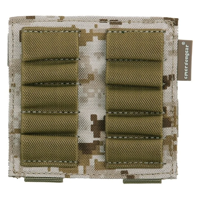 POCHE TACTIQUE MILITAIRE MOLLE EMERSONGEAR EM6033 POUR BÂTONS LUMINEUX DESERT DIGITAL