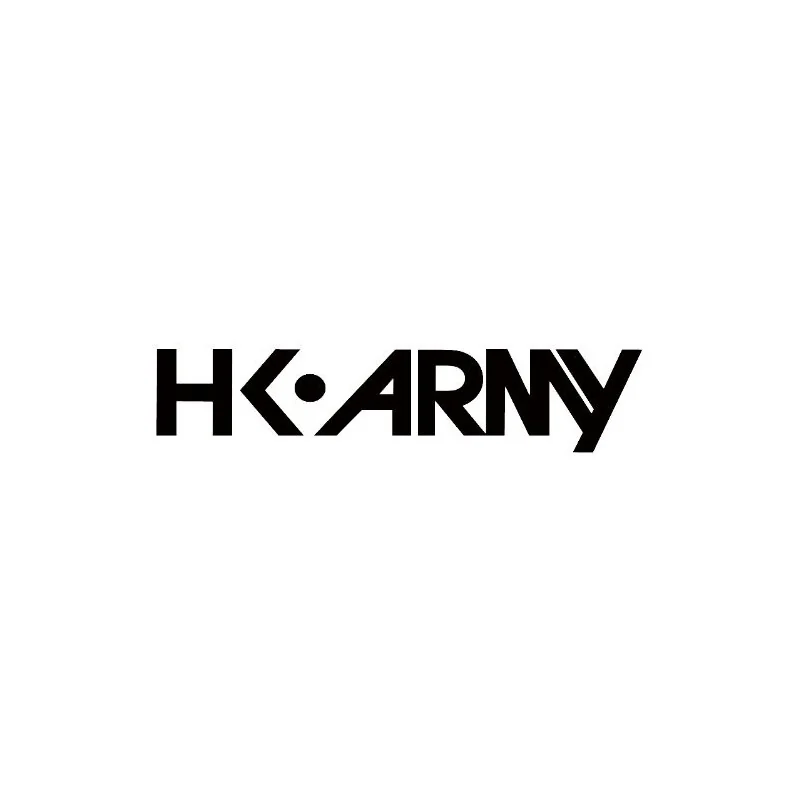 STICKER HK ARMY TYPEFACE CAR NOIR