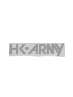 STICKER HK ARMY TYPEFACE CAR SILVER