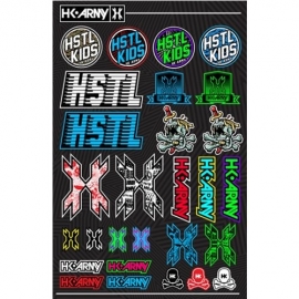 STICKER HK ARMY SKULL CAR