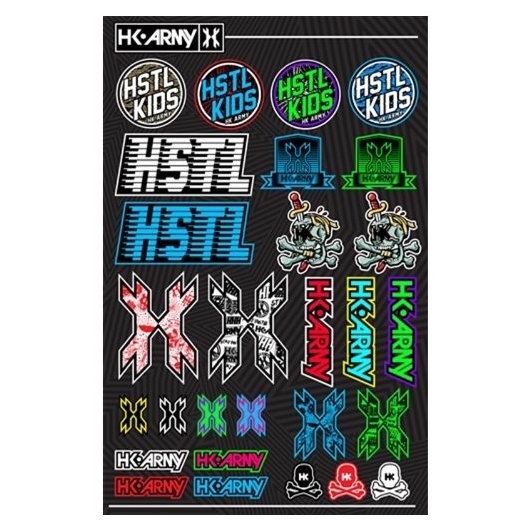 STICKER HK ARMY SKULL CAR