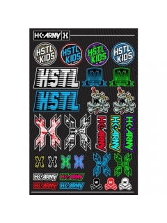 STICKER HK ARMY SKULL CAR