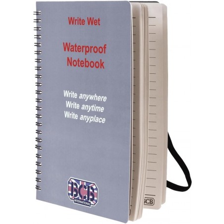 CARNET DE NOTE WATERPROOF BCB A5 GRIS (21x14,8cm)