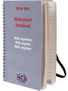 CARNET DE NOTE WATERPROOF BCB A5 GRIS (21x14,8cm)