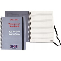 CARNET DE NOTE WATERPROOF BCB A5 GRIS (21x14,8cm)