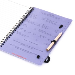 CARNET DE NOTE WATERPROOF BCB A5 GRIS (21x14,8cm)