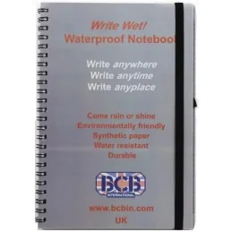 CARNET DE NOTE WATERPROOF BCB A5 GRIS (21x14,8cm)