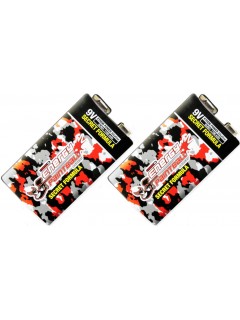 PILES ENERGY PAINTBALL ALCALINE 9V 6LR61 1100 mAh (X2)