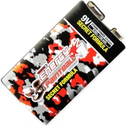 PILE ENERGY PAINTBALL ALCALINE 9V 6LR61 1100 mAh