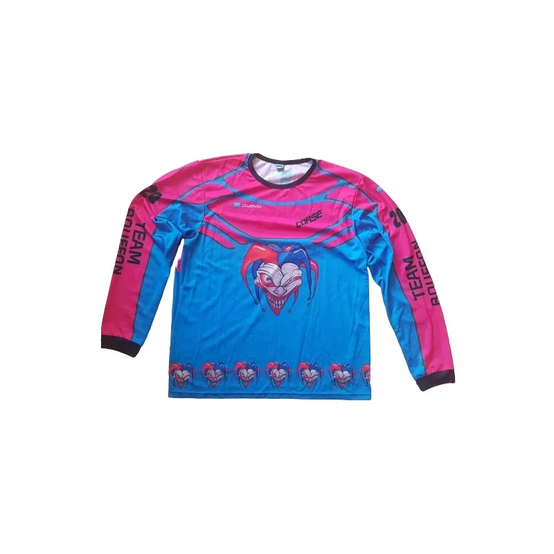 JERSEY TEAM BOUFFON BLEU/ROSE L OCCASION