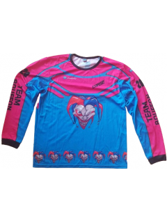 JERSEY TEAM BOUFFON BLEU/ROSE L OCCASION