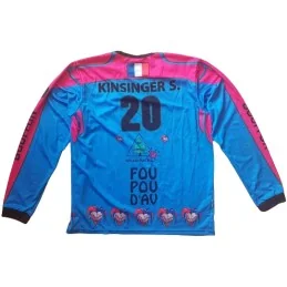 JERSEY TEAM BOUFFON BLEU/ROSE L OCCASION