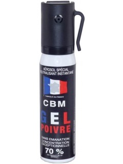 AÉROSOL DE DÉFENSE CBM GEL POIVRE OC (25ml)