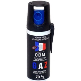 AÉROSOL DE DÉFENSE CBM GAZ CS (50ml)