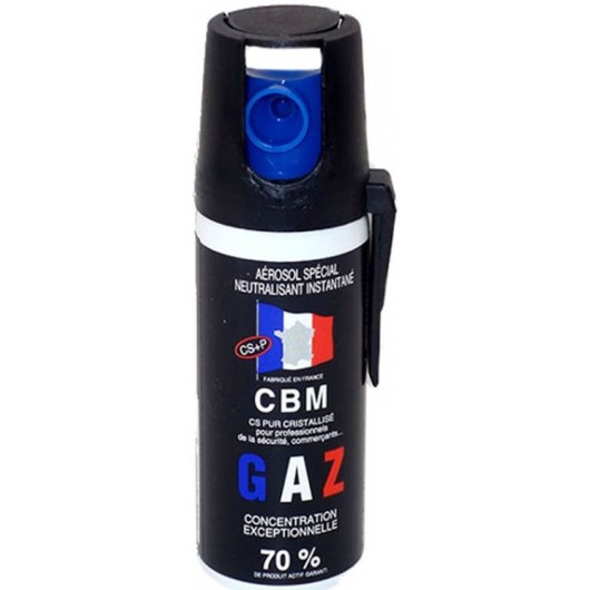 AÉROSOL DE DÉFENSE CBM GAZ CS (50ml)