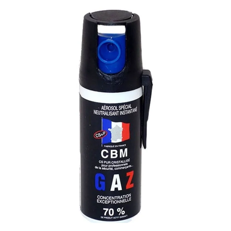 AÉROSOL DE DÉFENSE CBM GAZ CS (50ml)