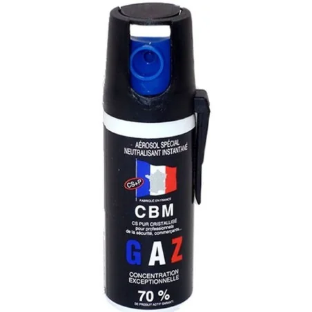 AÉROSOL DE DÉFENSE CBM GAZ CS (50ml)