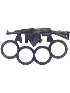 POING AMÉRICAIN MÉTAL AK47 NOIR (120g)