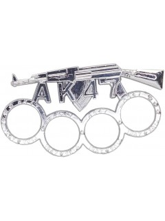 POING AMÉRICAIN MÉTAL AK47 CHROME (120g)