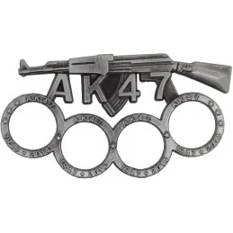 POING AMÉRICAIN MÉTAL AK47 GRIS (120g)