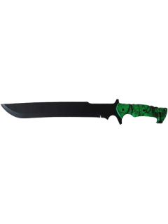 MACHETTE FOREST MANCHE VERT 52cm (+ ÉTUI)