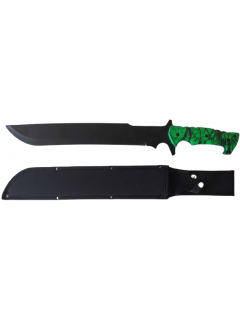 MACHETTE FOREST MANCHE VERT 52cm (+ ÉTUI)