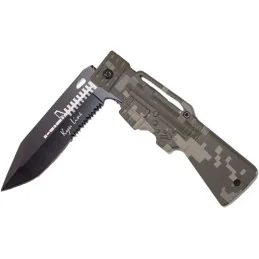 COUTEAU PLIANT KYU LINE M16 DIGITAL CAMO (lame 9cm)