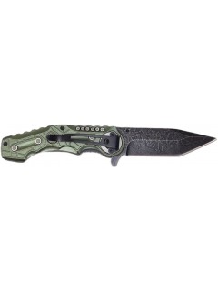 COUTEAU PLIANT MECA OLIVE/NOIR (lame 9cm)