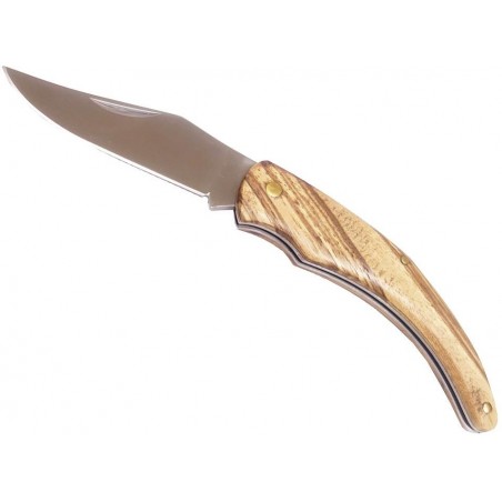 COUTEAU PLIANT BOIS CLAIR 18cm