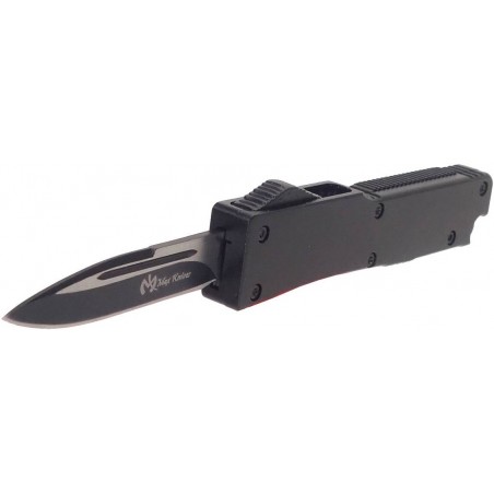 MINI COUTEAU AUTOMATIQUE OTF MAX KNIVES ALUMINIUM ANODISÉ NOIR (MKO30)