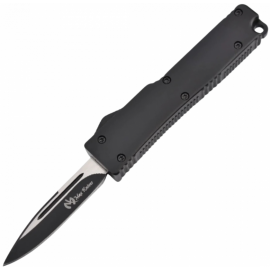 MINI COUTEAU AUTOMATIQUE OTF MAX KNIVES ALUMINIUM ANODISÉ NOIR (MKO30)