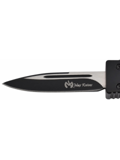 MINI COUTEAU AUTOMATIQUE OTF MAX KNIVES ALUMINIUM ANODISÉ NOIR (MKO30)