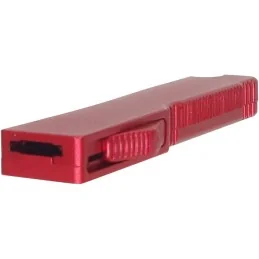 MINI COUTEAU AUTOMATIQUE OTF MAX KNIVES ALUMINIUM ANODISÉ ROUGE (MKO30R)