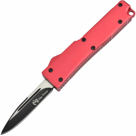 MINI COUTEAU AUTOMATIQUE OTF MAX KNIVES ALUMINIUM ANODISÉ ROUGE (MKO30R)