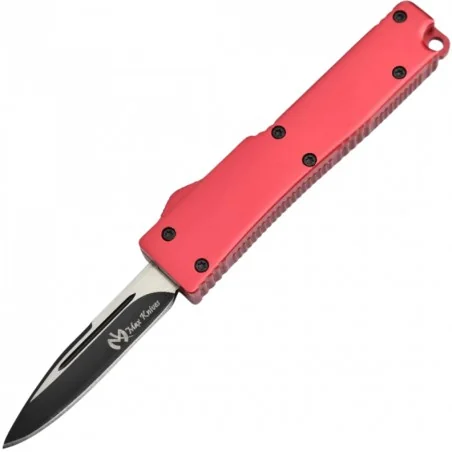 MINI COUTEAU AUTOMATIQUE OTF MAX KNIVES ALUMINIUM ANODISÉ ROUGE (MKO30R)