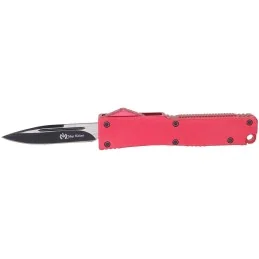 MINI COUTEAU AUTOMATIQUE OTF MAX KNIVES ALUMINIUM ANODISÉ ROUGE (MKO30R)