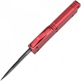 MINI COUTEAU AUTOMATIQUE OTF MAX KNIVES ALUMINIUM ANODISÉ ROUGE (MKO30R)