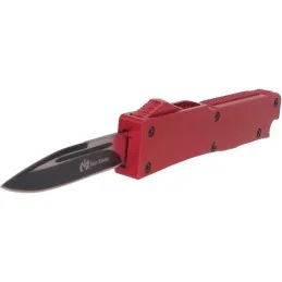 MINI COUTEAU AUTOMATIQUE OTF MAX KNIVES ALUMINIUM ANODISÉ ROUGE (MKO30R)