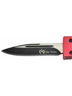 MINI COUTEAU AUTOMATIQUE OTF MAX KNIVES ALUMINIUM ANODISÉ ROUGE (MKO30R)