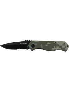 COUTEAU PLIANT STINGER BORA ST5 DIGITAL CAMO (lame 8,2cm)