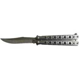 COUTEAU PAPILLON BENCHMADE F-408 ARGENT (lame 7cm)