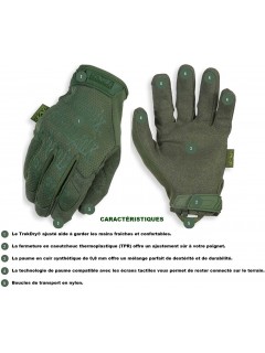 GANTS MECHANIX THE ORIGINAL TACTICAL OD GREEN