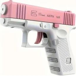 PISTOLET À EAU GLOCK 17 ROSE/BLANC