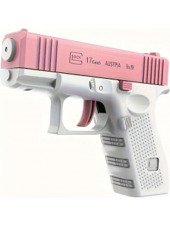 PISTOLET À EAU GLOCK 17 ROSE/BLANC