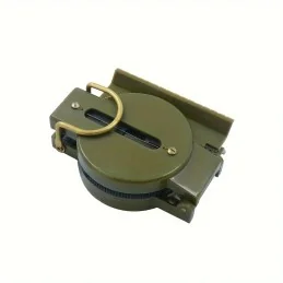 BOUSSOLE DE SURVIE PORTABLE ÉTANCHE MULTIFONCTION VERT ARMÉE