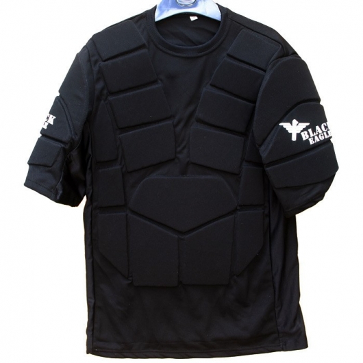 CHEST PROTECTOR BLACK EAGLE NOIR (Face avant)