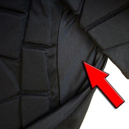 CHEST PROTECTOR BLACK EAGLE NOIR (Matière latérale élastique)